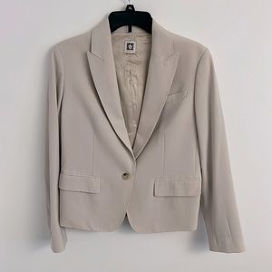 Anne Klein beige blazer - size 8